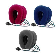 Load image into Gallery viewer, 3 Layers Inflatable Neck Traction Soft Cervical Collar Stretching Device Air Cervical Pillow for Neck&amp;Shoulder Pain Relief Brace
