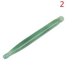 Load image into Gallery viewer, Natural Jade GuaSha Scraping Face Massage Wand For Therapy Stick Point Guasha Faical Massage Treatment Hot

